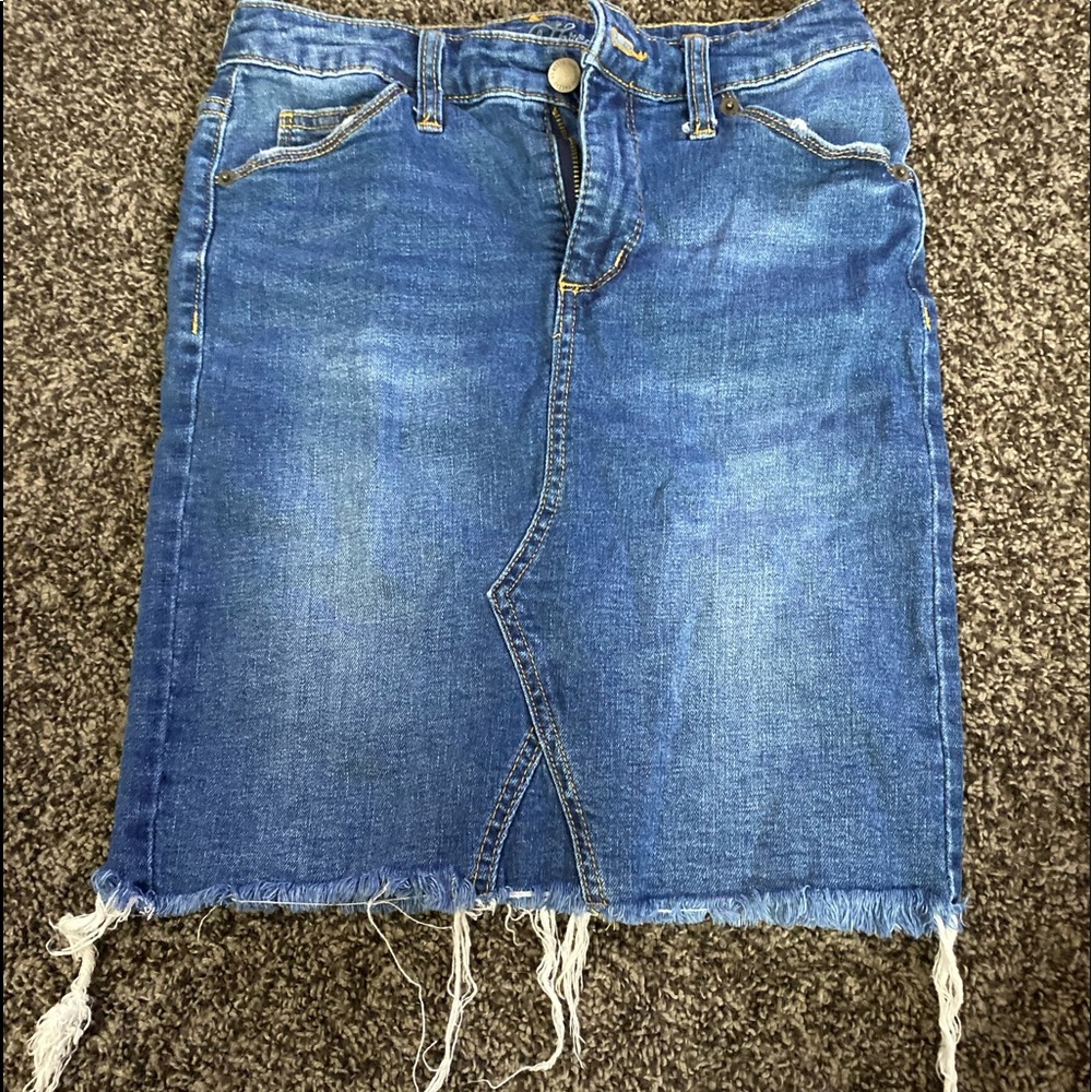 Blue Jean pencil skirt size 2/26